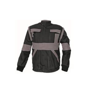 03010210 MAX jacket black gray 0654 mb designuj www 300x296 - Bluza kurtka robocza 100% bawełna MAX CERVA kolory - WYPRZEDAŻ