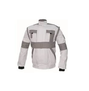 03010210 MAX jacket white 0788 mb www 294x300 - Bluza kurtka robocza 100% bawełna MAX CERVA kolory - WYPRZEDAŻ